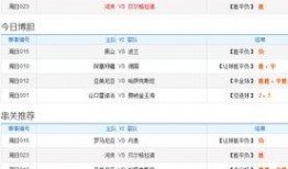 竞彩足球360比分预测,竞彩足球赛事前瞻解析