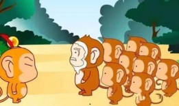 猴王吃瓜有动作,瓜果飘香动作瞬间